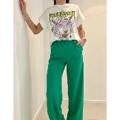 Pantalon Aldara vert